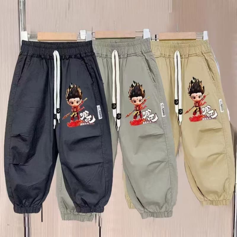 Children's Ice Silk Mosquito-Repellent Quick-Dry Pants, Summer Thin Version, Sun-Protection, Boys Toddler Kids Casual Tapered Long Pants