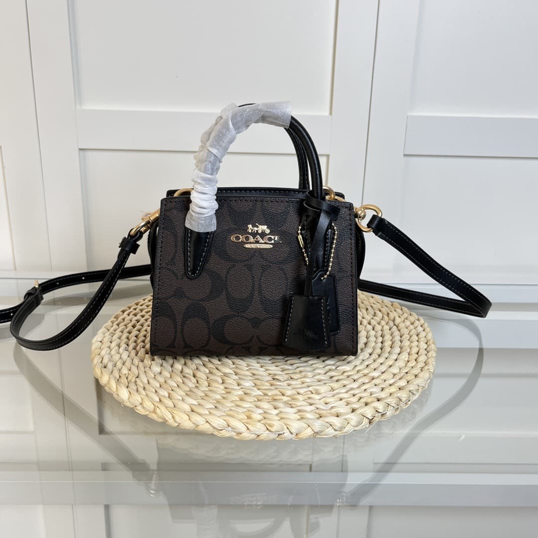 Coach New Andrea Mini Fashion Lady Dior Bag Handbag Tote Classic Monogram Crossbody Kelly Women's Bag