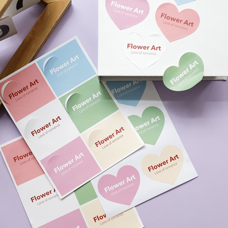 Internet celebrity bouquet love stickers Flower Art love stickers romantic confession stickers multi-color creative stickers wholesale