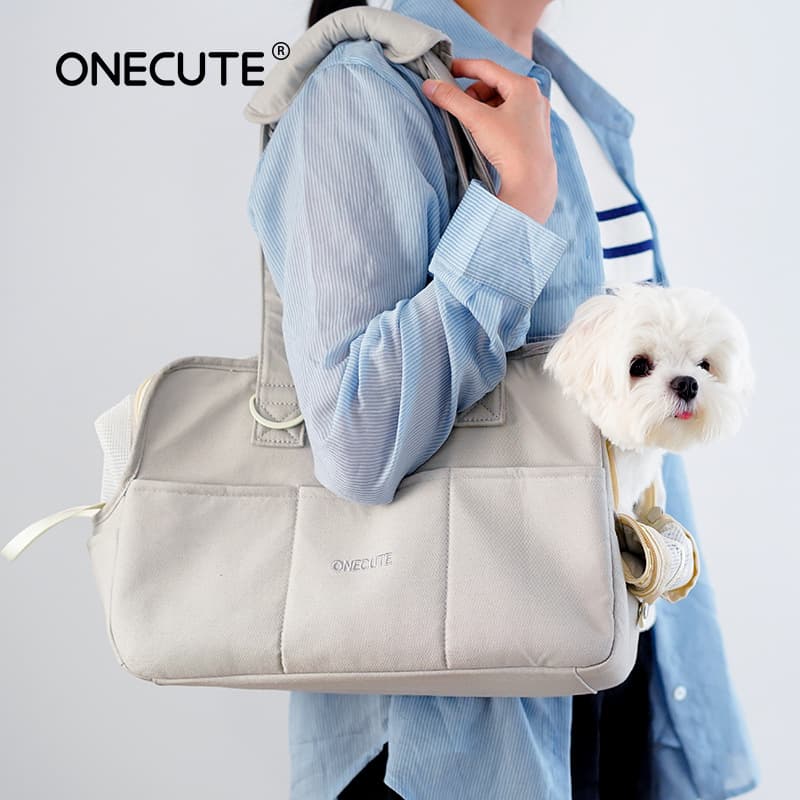 Korean Style Summer Pet Carrier Bag, Cat Bag, Dog Bag for Small Dogs, Portable Shoulder Handheld Crossbody Backpack