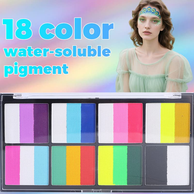 New face painting face painting tool set Christmas double makeup body painting washable pigment set