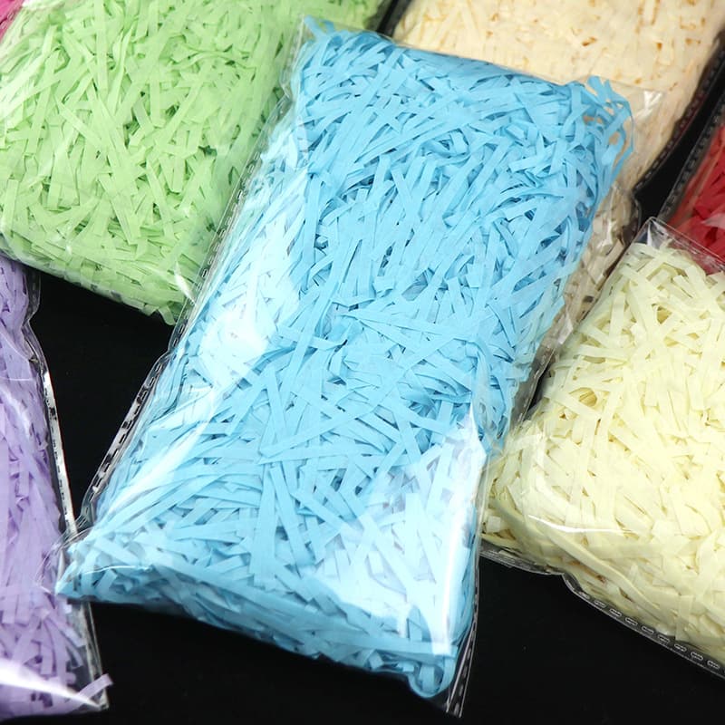 Lafite Shredded Paper Bulk Wholesale 10g 20g 50g Wedding Gift Box Bags Wedding Candy Box Filler Shredded Paper Shredded Silk