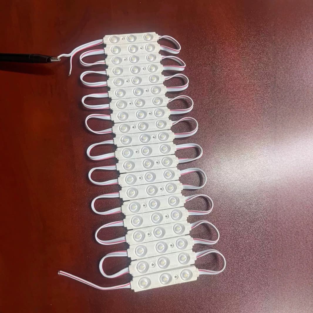 3-Lamp 2835 Injection Molded Module 7015 Type High Brightness Waterproof Advertising Light Box Illuminated Letter Light Source 12V LED