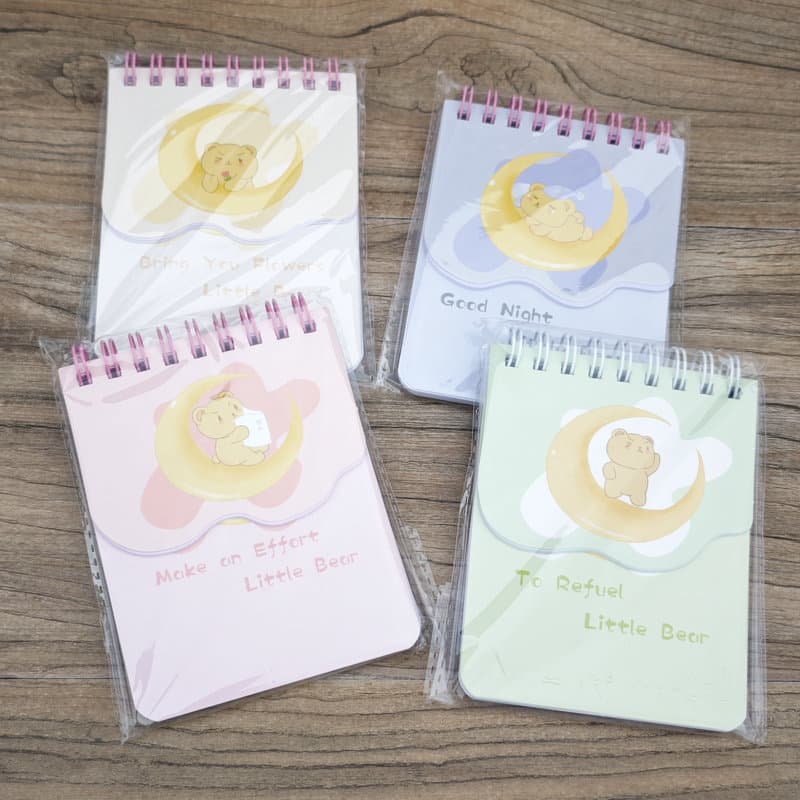 Shuoxiang A7 Double-Layer Color Page Top-Binding Wire Notebook, 100K 80 Sheets Student Homework Book, Pocket Notebook Wholesale