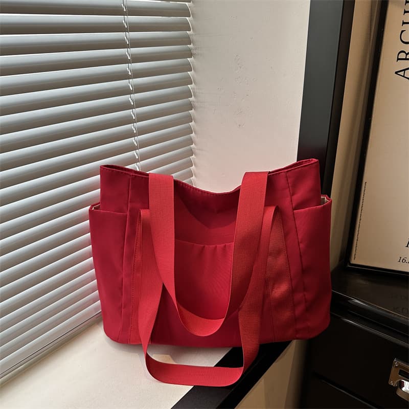 Foreign trade fashion large-capacity tote bag 2026 new simple casual handbag work commuting fashion shoulder bag