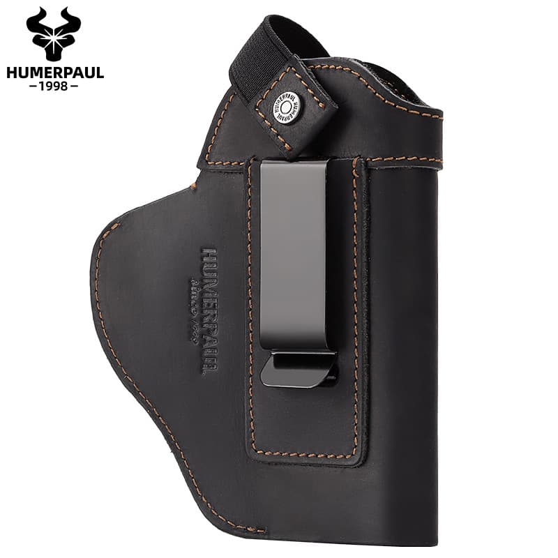 Hummer Paul Top Layer Leather Concealed Holster for GLOCK Adjustable Genuine Leather Gun Holster