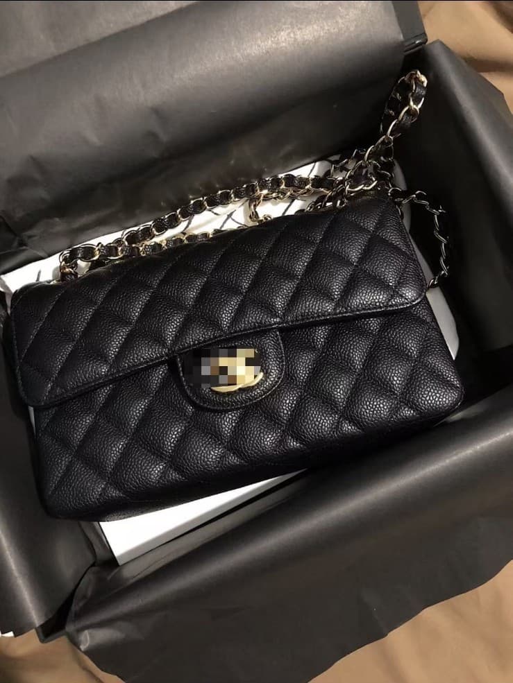 High Quality Classic CF Caviar Ball Grain Lambskin Diamond Quilted Chain Shoulder Bag Crossbody Flap Bag for Women