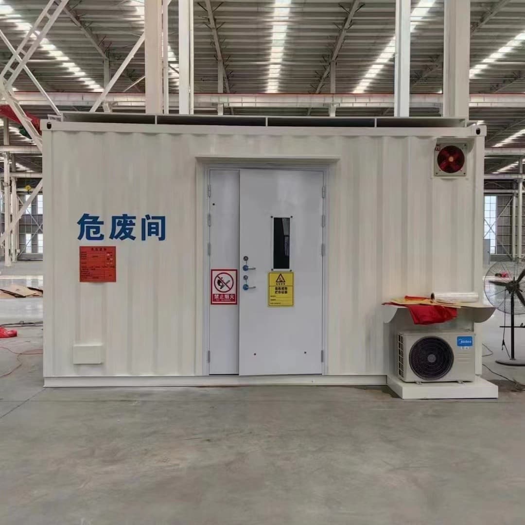 Explosion-Proof Hazardous Waste Storage Room for Carbon Dioxide Emission, Fireproof Hazardous Waste Temporary Storage Room