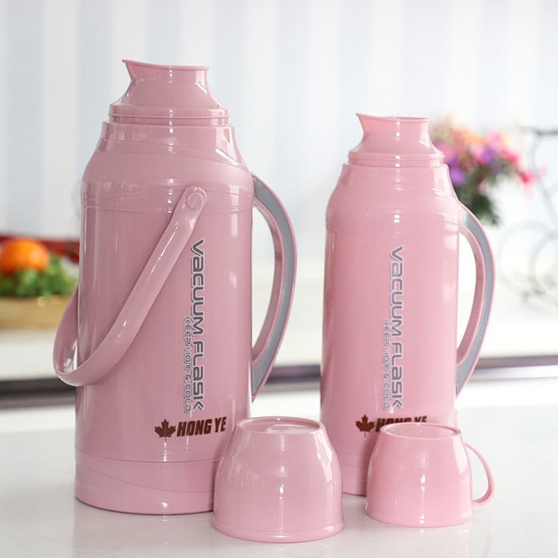 Large-capacity PP plastic thermos, hot water bottle for home use, dormitory thermos, engraved and thickened boiling water bottle