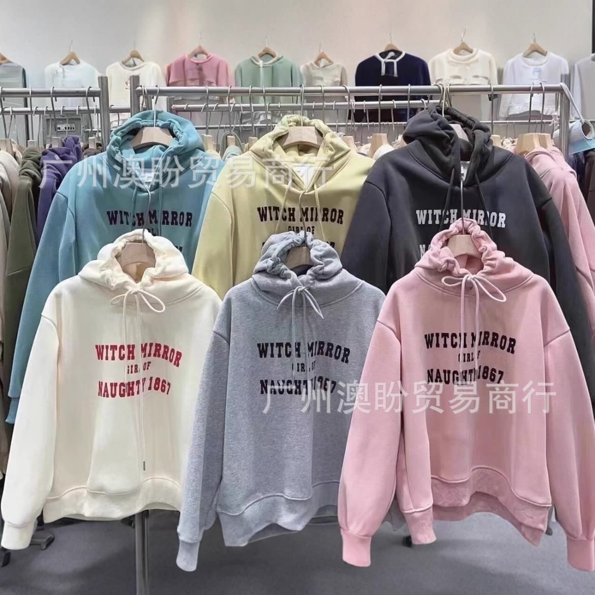 American Retro Hooded Sweatshirt Unisex Autumn/Winter 2025 New Arrival Fleece-Lined Loose Casual Top Outerwear