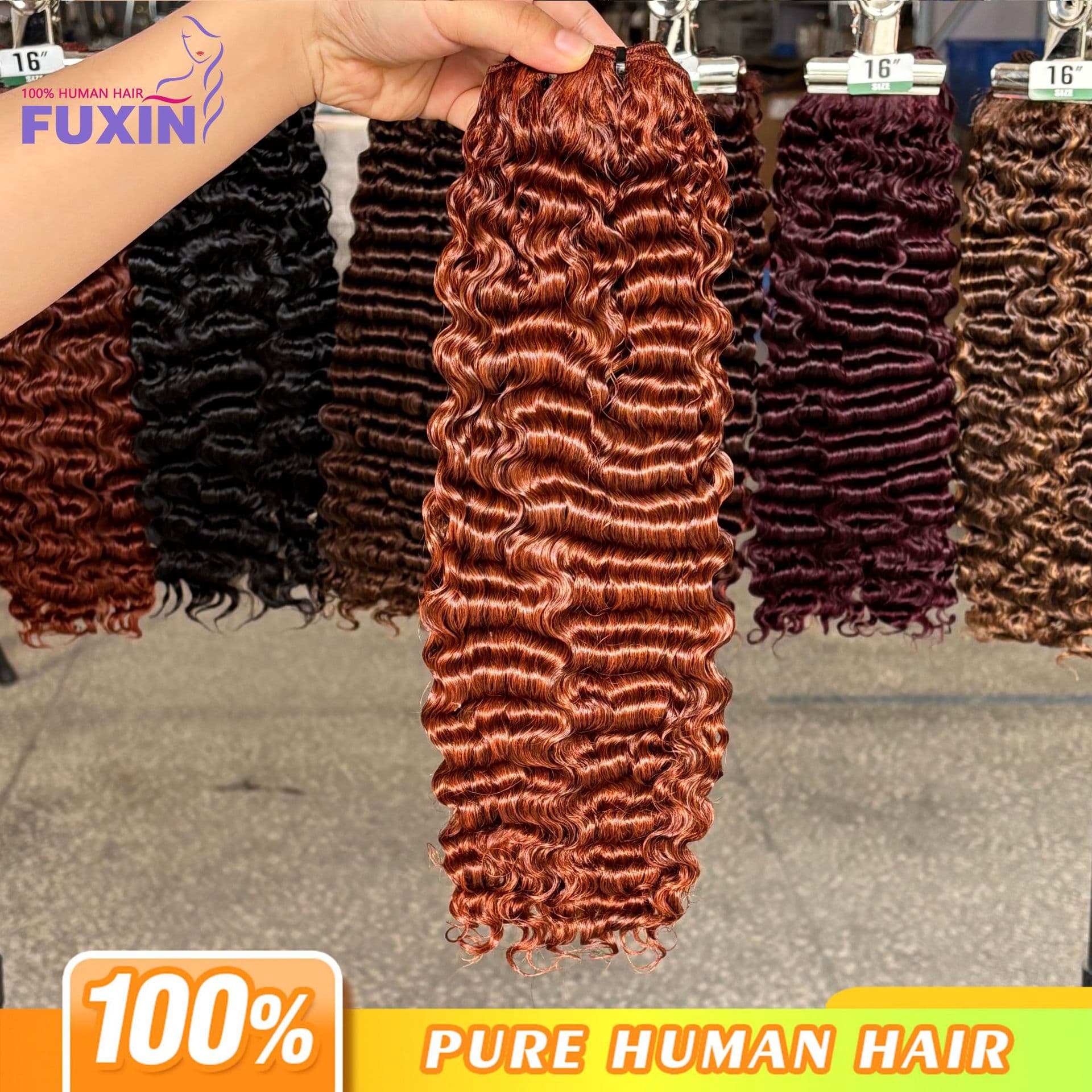 Burmese Curly Human Hair Weft Natural Black Human Hair Curtain Vietnamese Human Hair Bundles