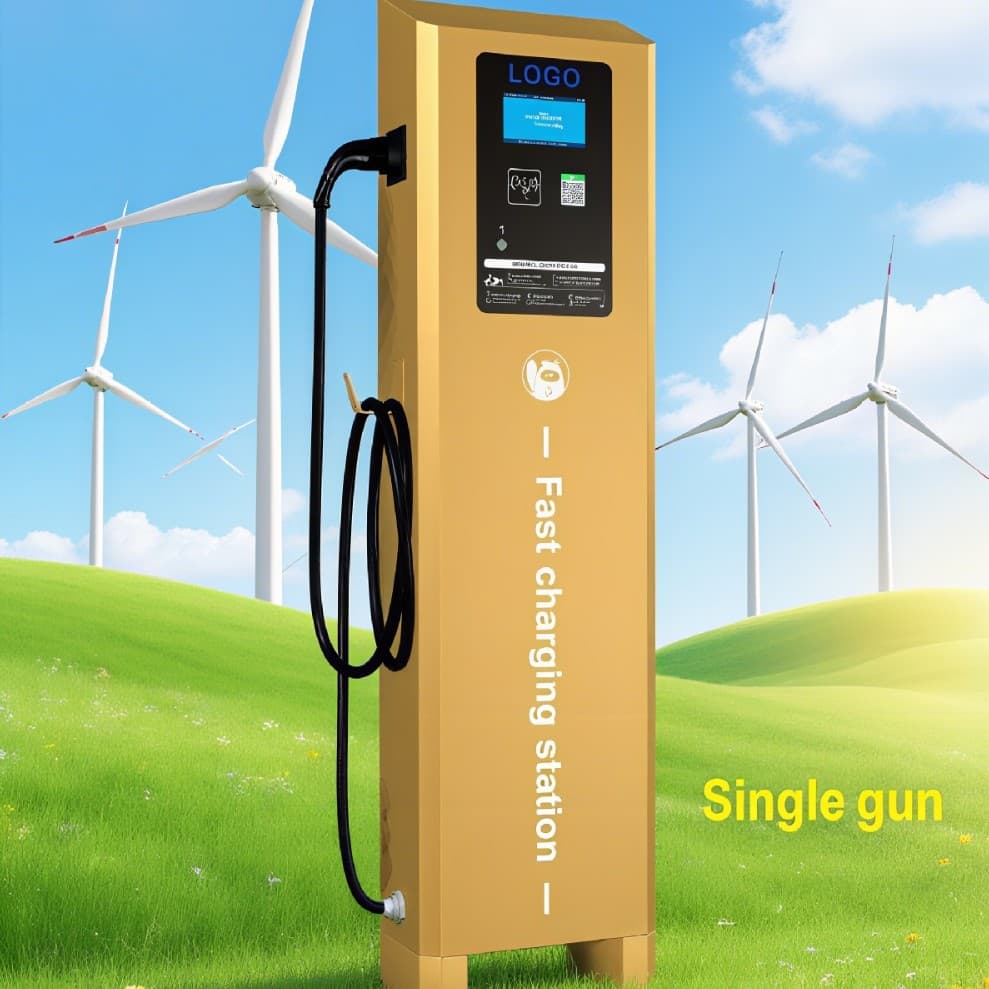 Single-circuit fast charging pile export commercial charging station passenger electric tricycle motorcycle smart scan code charging