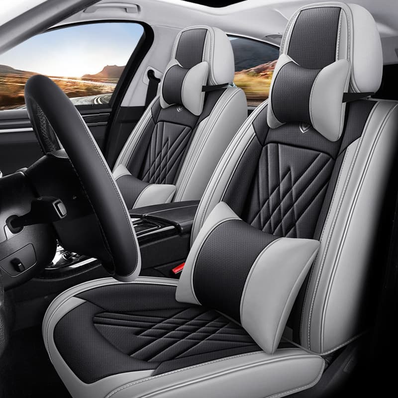New full-coverage, square-pattern, all-season, universal car seat cushion - cross-border e-commerce, Amazon bestseller, wholesale for foreign trade.