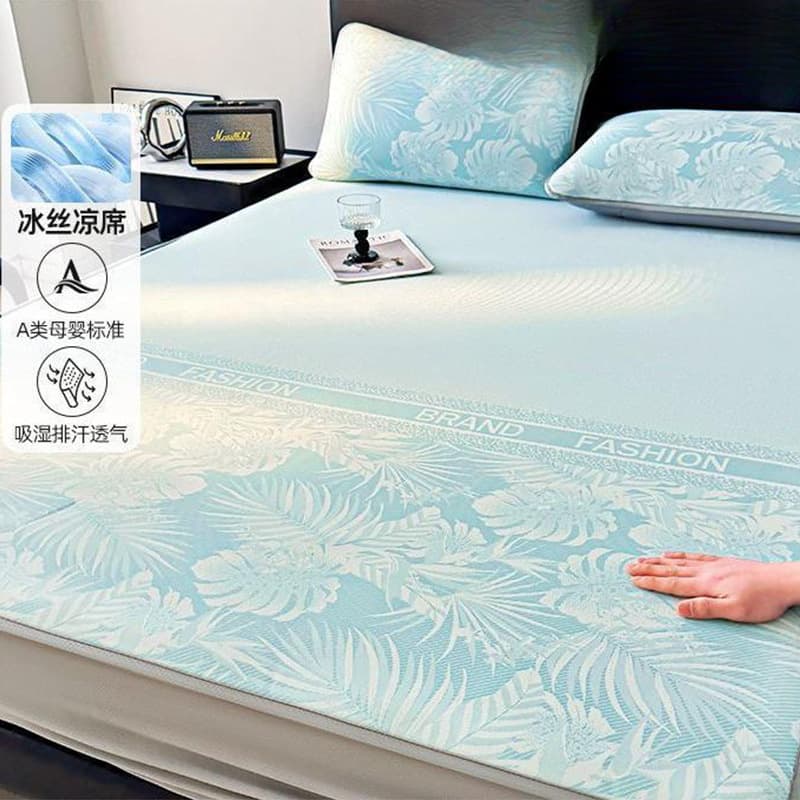 Arctic Fleece Ice Silk Cooling Mat 2025 New Summer Washable Air-conditioned Soft Mat Rental Single A-Class Fitted Sheet Cover