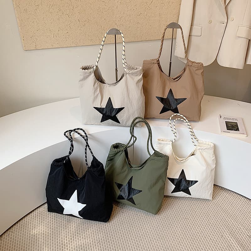 Large Capacity Student Crossbody Bag Shopping Tote Commuter Tote Bag Fashion Versatile Shoulder Handbag Underarm Sports Bag