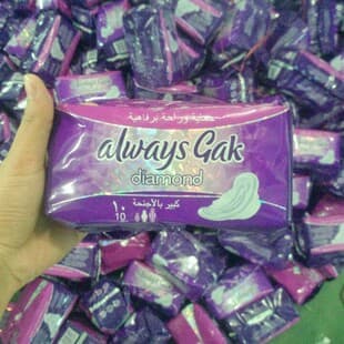 Factory OEM Export to Iraq Lebanon Always Diamond Sanitary Napkin