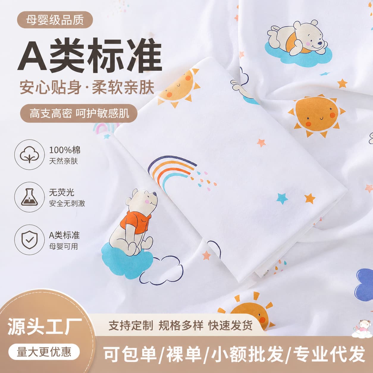 Class A Knitted Cotton Swaddle Blanket for Newborns, Anti-Startle Swaddle Towel, Essential for Delivery Rooms, Machine Washable