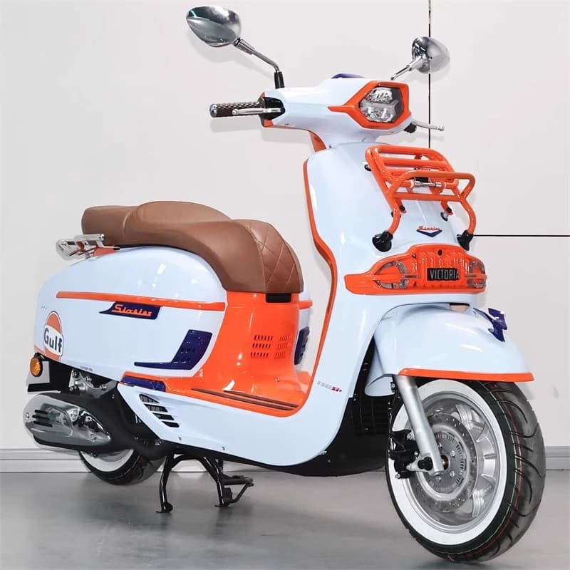 New Longjia Victoria 150cc Retro Scooter EFI Water-Cooled ABS Long-Distance Touring Cruiser Motorcycle