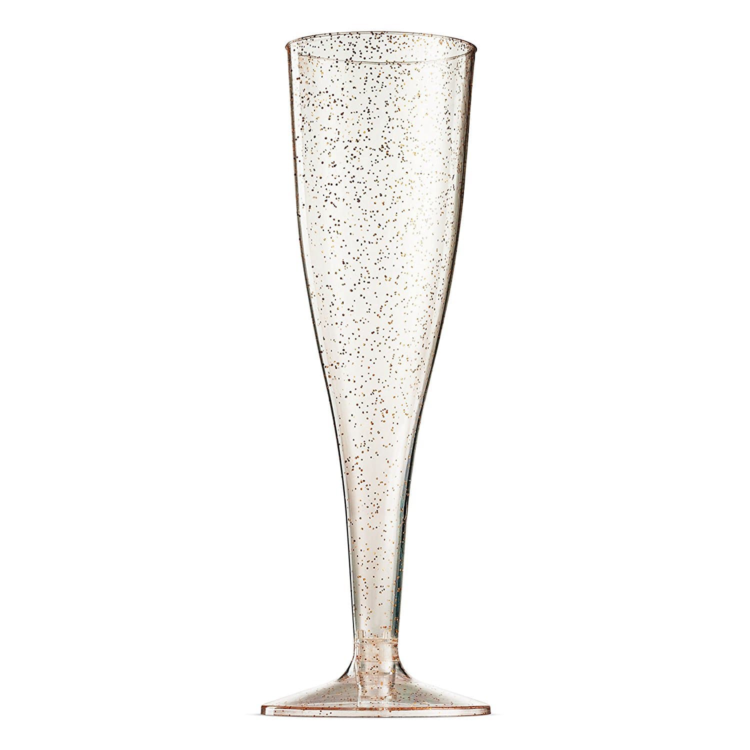 4.5oz Gold Glitter Silver and Rose Gold Stemware Wholesale Retail Transparent Champagne Glass Gold Rim