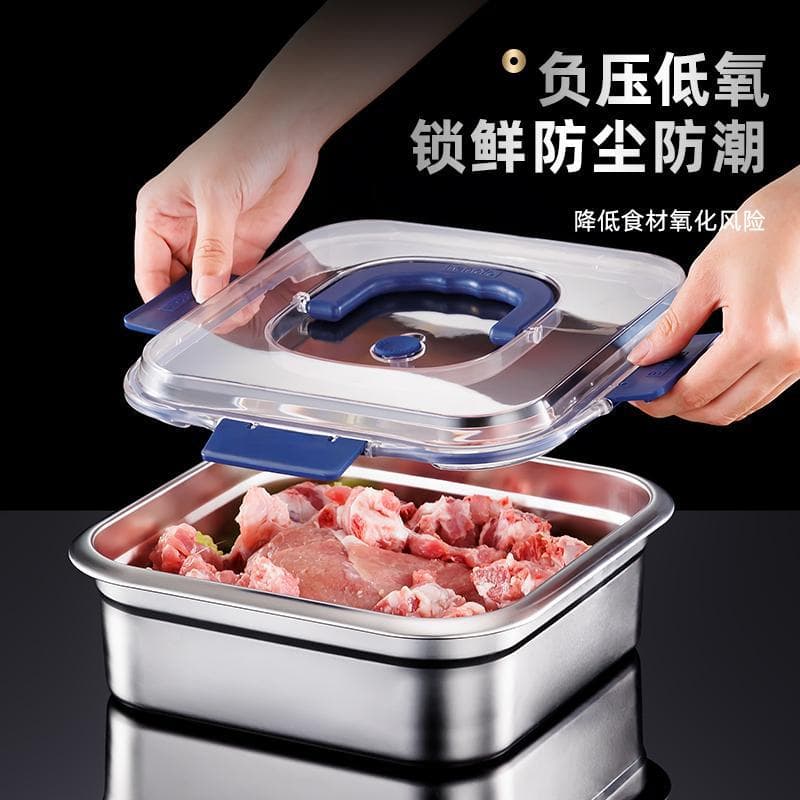 Fresh box for household sealed storage portable picnic fruit lunch box refrigerated storage crisper box for household sealed storage