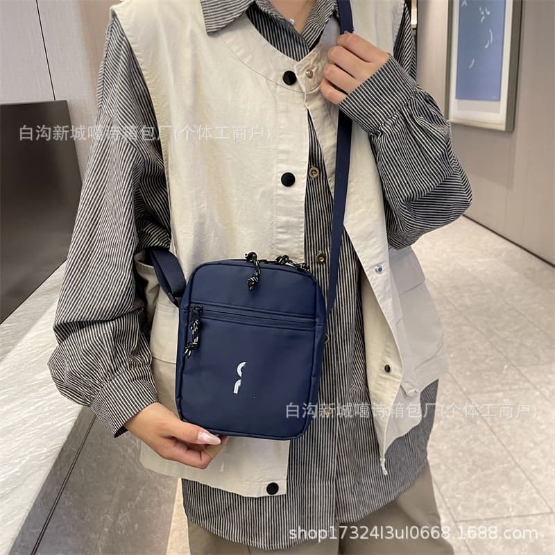 Men's Shoulder Bag 2026 New Cross-border Casual Phone Bag Small Crossbody Bag Sports Trendy Men's Sling Backpack