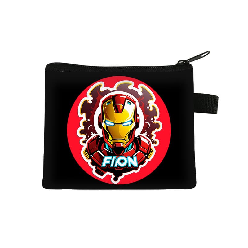 New Avengers Kids Coin Purse Mini Storage Wallet Cute Portable Key Card Holder Small Wallet Wholesale