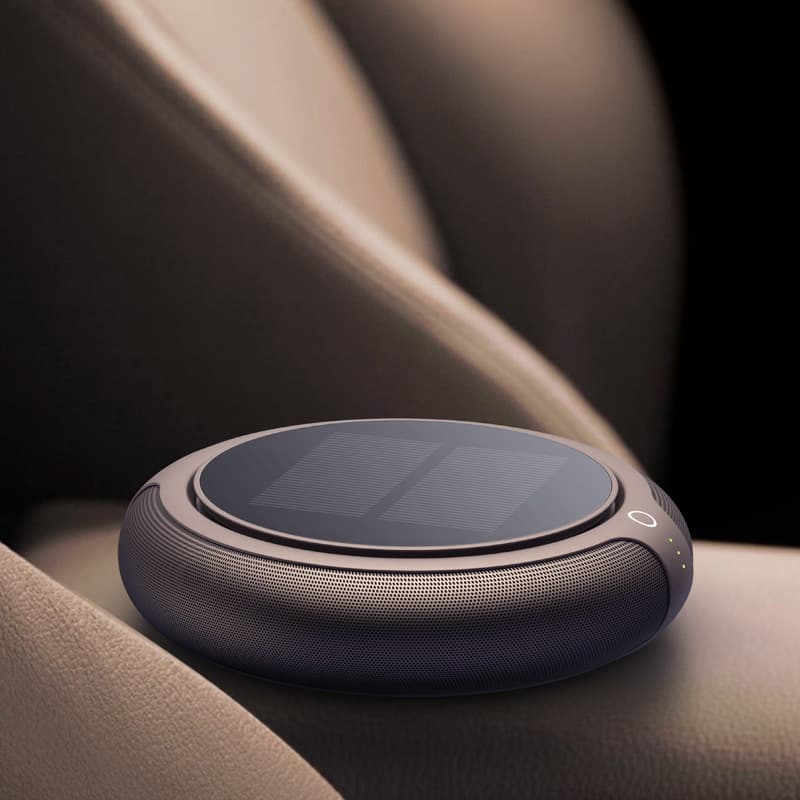 Solar Powered Wireless Car Air Purifier Car Air Circulation Freshening Purifier Manufacturer