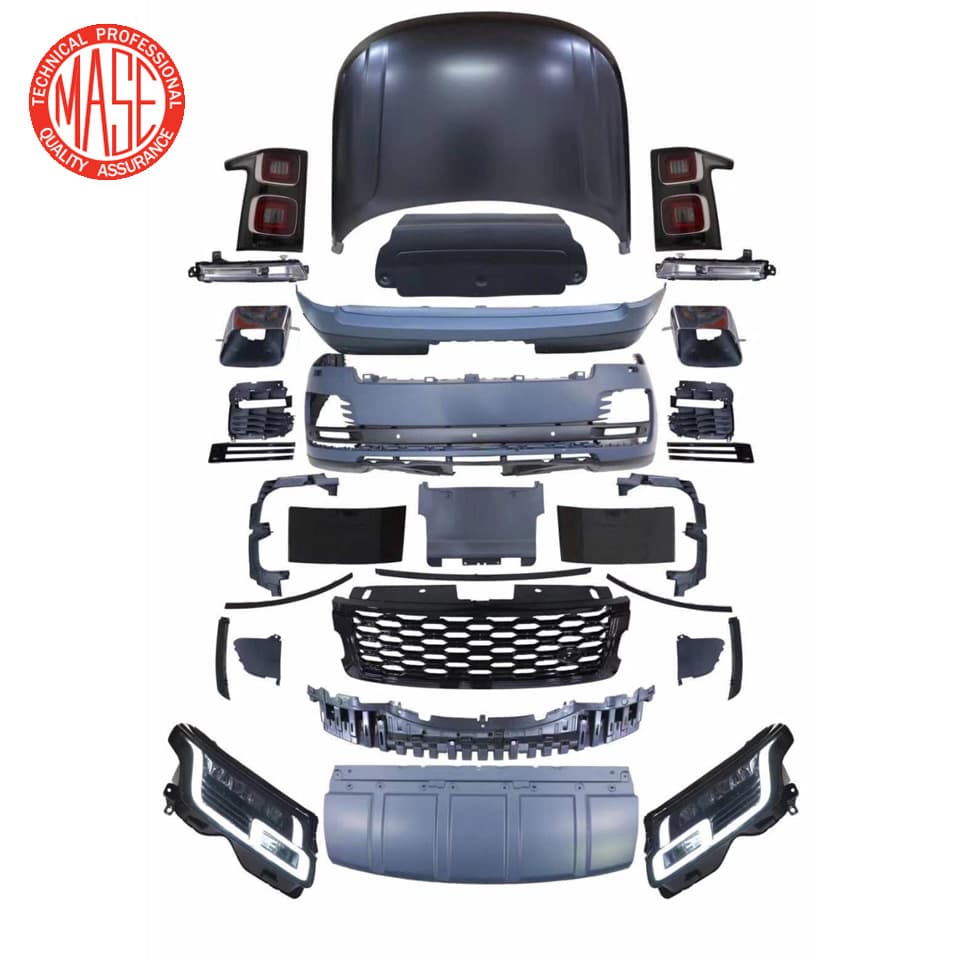 Compatible with 2013-2020 Land Rover Range Rover Vogue Body Kit Headlights Tail Lights Grille