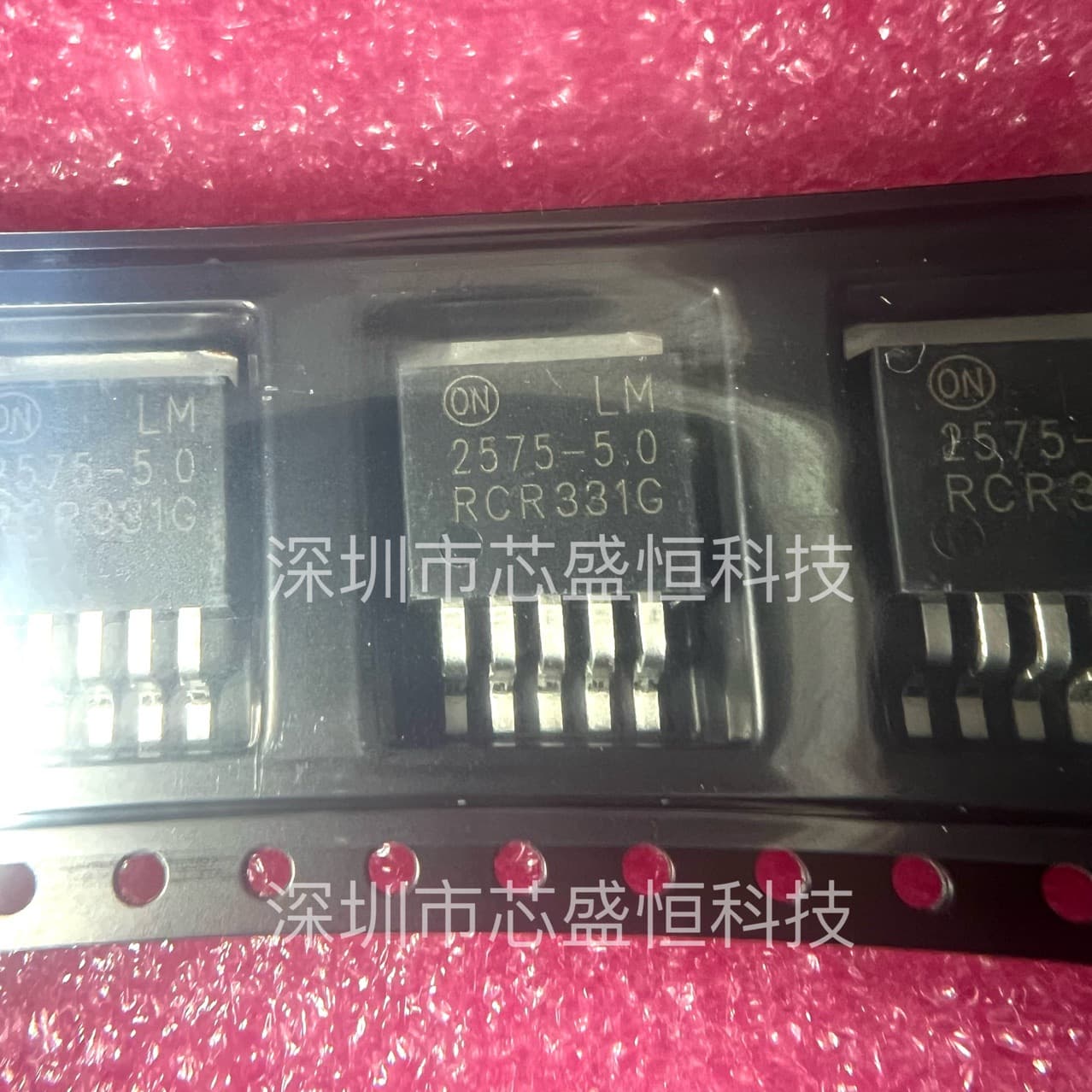 LM2575D2T-5.0, LM2575D2T-5.0G, TO-263, 2575-5.0, surface mount integrated circuit.