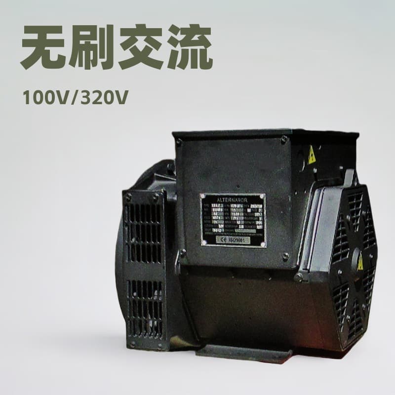 Brushless AC synchronous generator single unit 10kw single/double bearing support 15 kilowatt 300kw three-phase 200kw