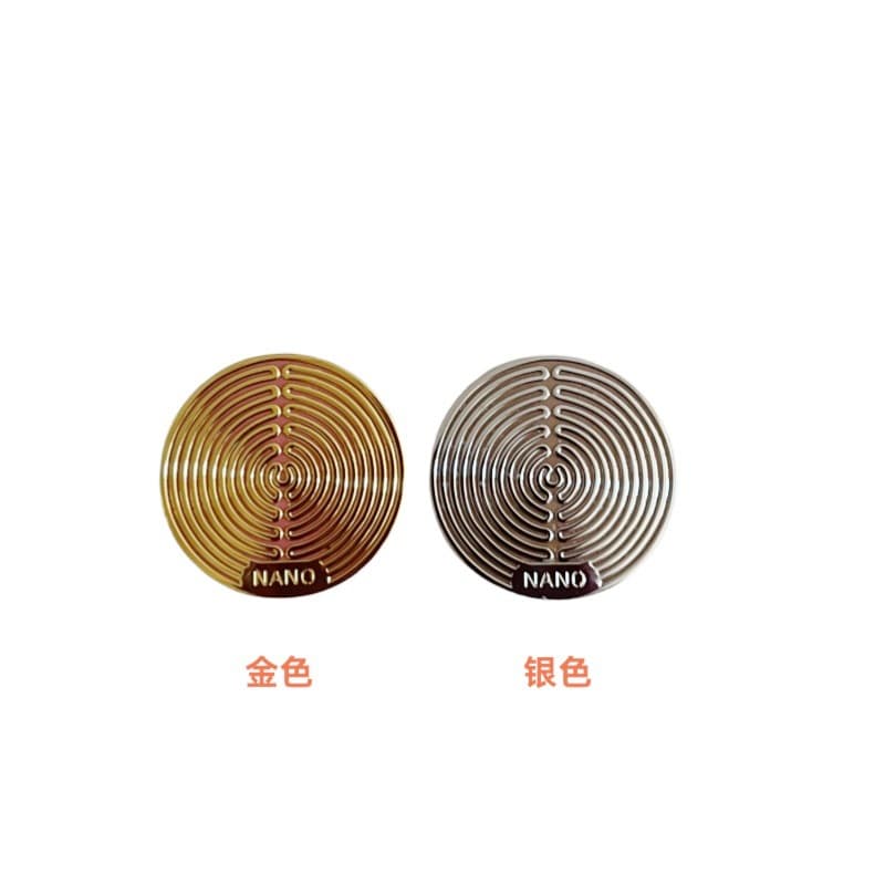 Amazon New Export Coil Anti-Radiation Energy Phone Sticker / 24K Metal Energy Phone Sticker Decal