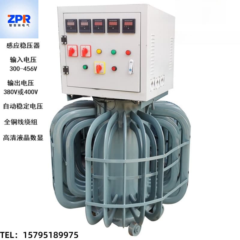 TNSJA series oil-immersed induction voltage regulators for tunnel construction, mining, and bridge applications, providing voltage boosting and stabilizing capabilities.