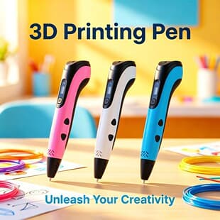 New Cross-Border Direct Supply 3D Printing Pen Children's Toy Gift Educational Drawing Pen DIY Art 3D Creation