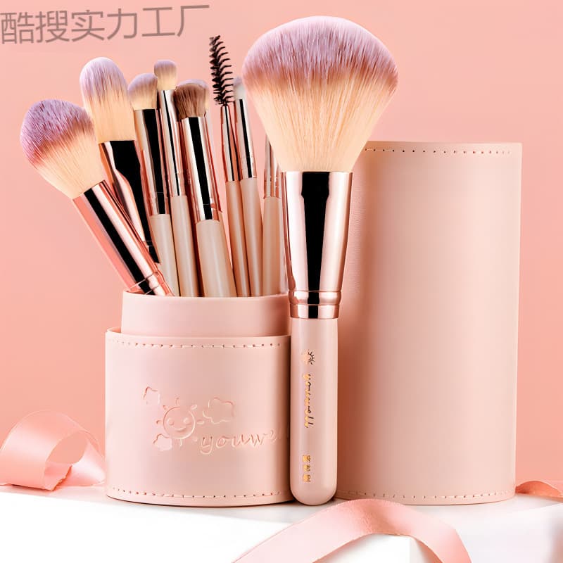 Makeup brush set, eye shadow brush, blade brush, loose powder blush, contouring, smudged nose shadow, complete set of brush tools for beginners