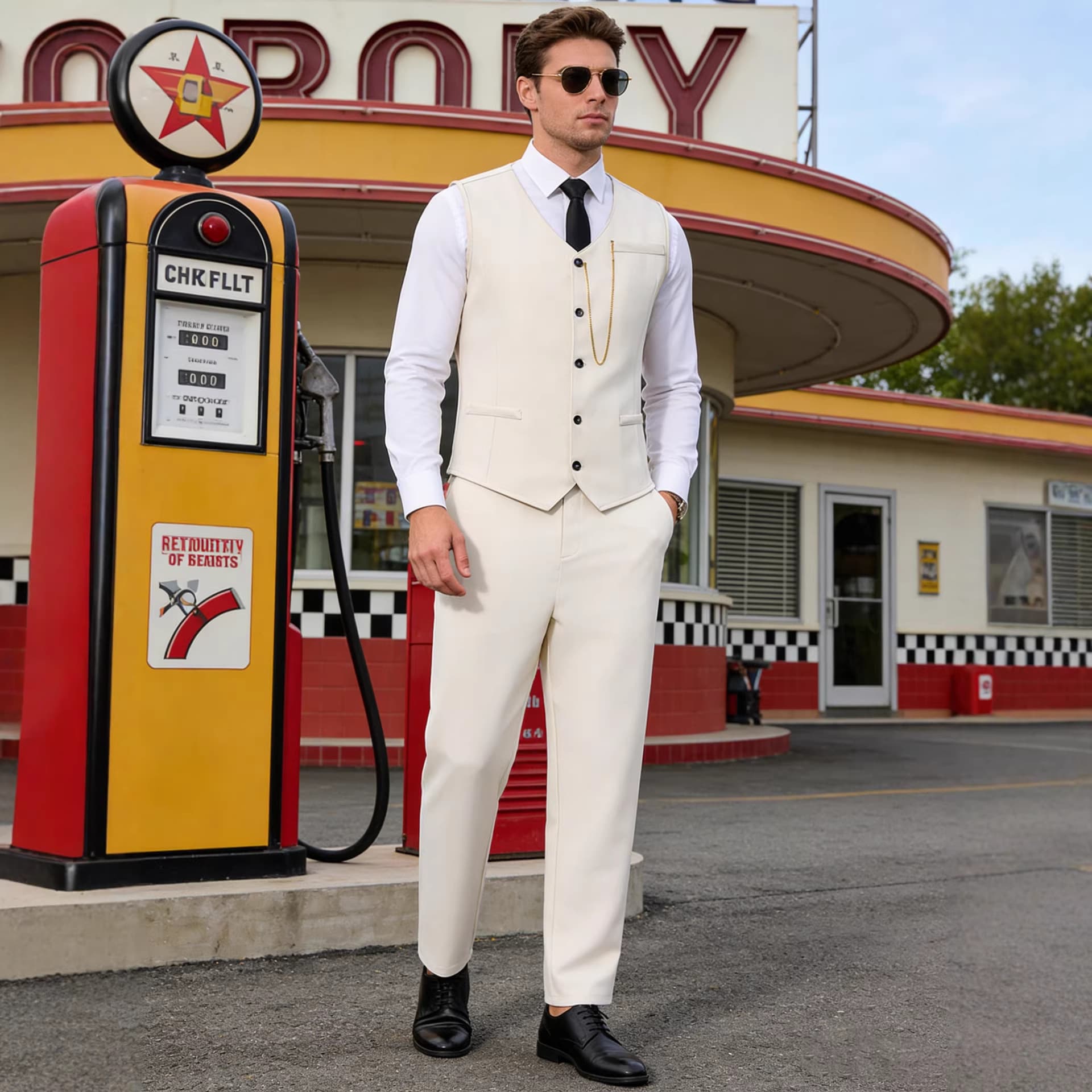 Cross-border Formal Dress Pants Vest Suit Set for Boys WeddingOutfits