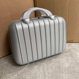 Cross-border Storage Cosmetic Case 14-inch ABS Waterproof Scratch-Resistant Travel Suitcase Hand Carry Case Cosmetic Box Practical Light Luxury