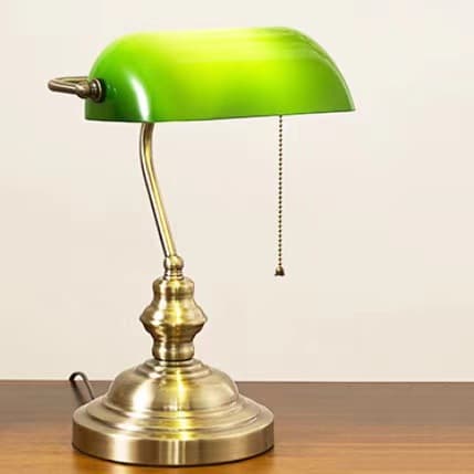 Zhongshan Hot Selling Cross-border Bank Lamp Creative Fashion Vintage Desk Study Lamp Old Shanghai Republic Style Table Lamp