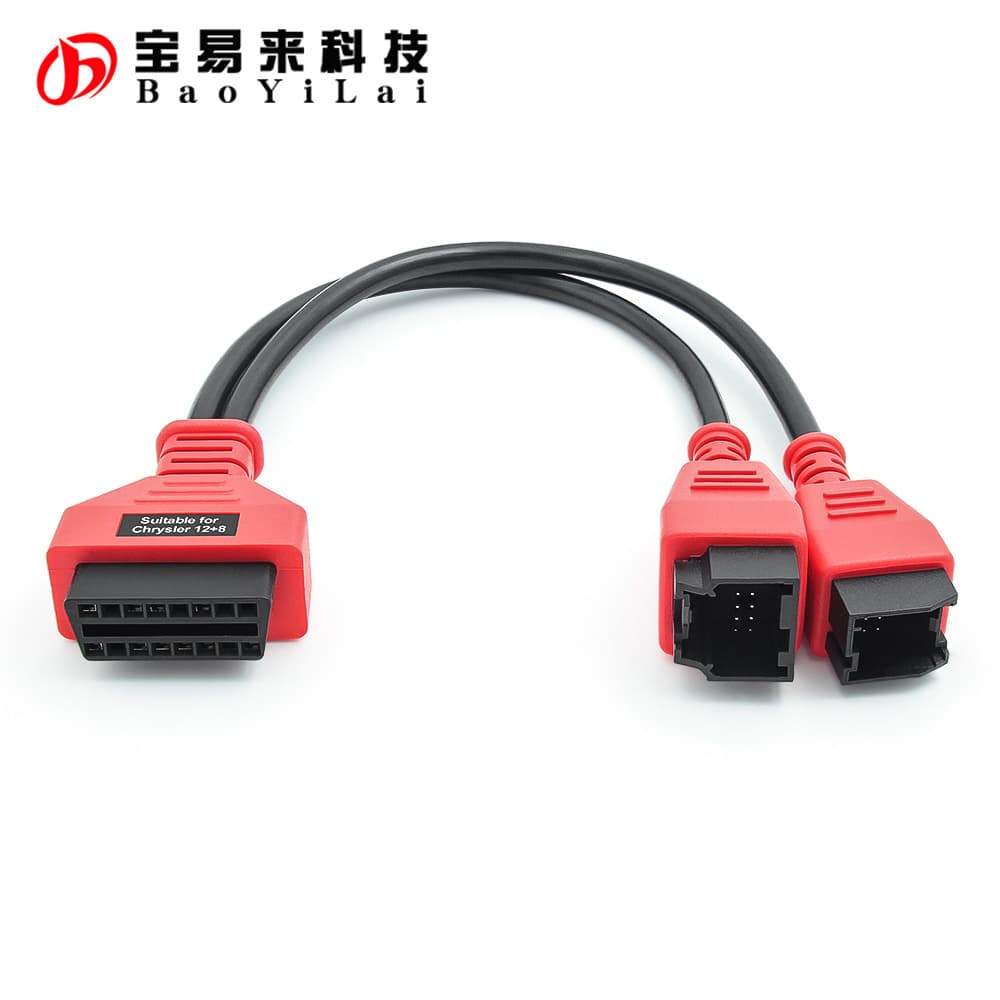 12+8pin 30cm+ OBD Cable SGW SGM for Chrysler Jeep Dodge FCA