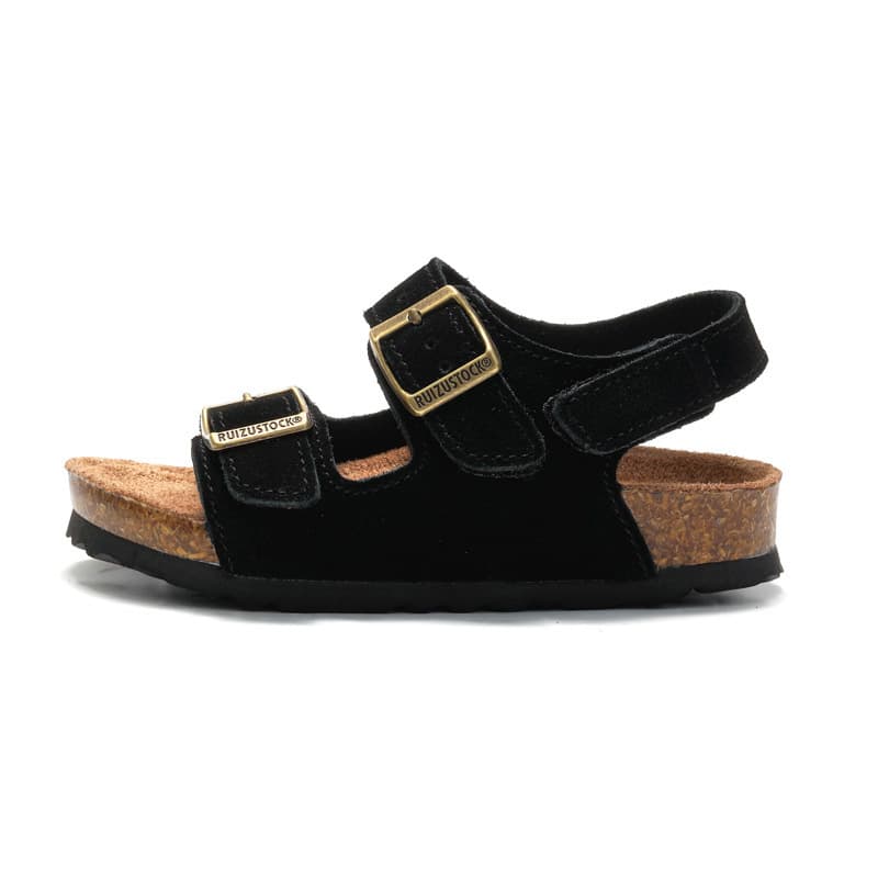 RUIZUSTOCK Spring New Children's Matte Cork Sandals Boys' Beach Shoes Girls' Student Sandals Outdoor