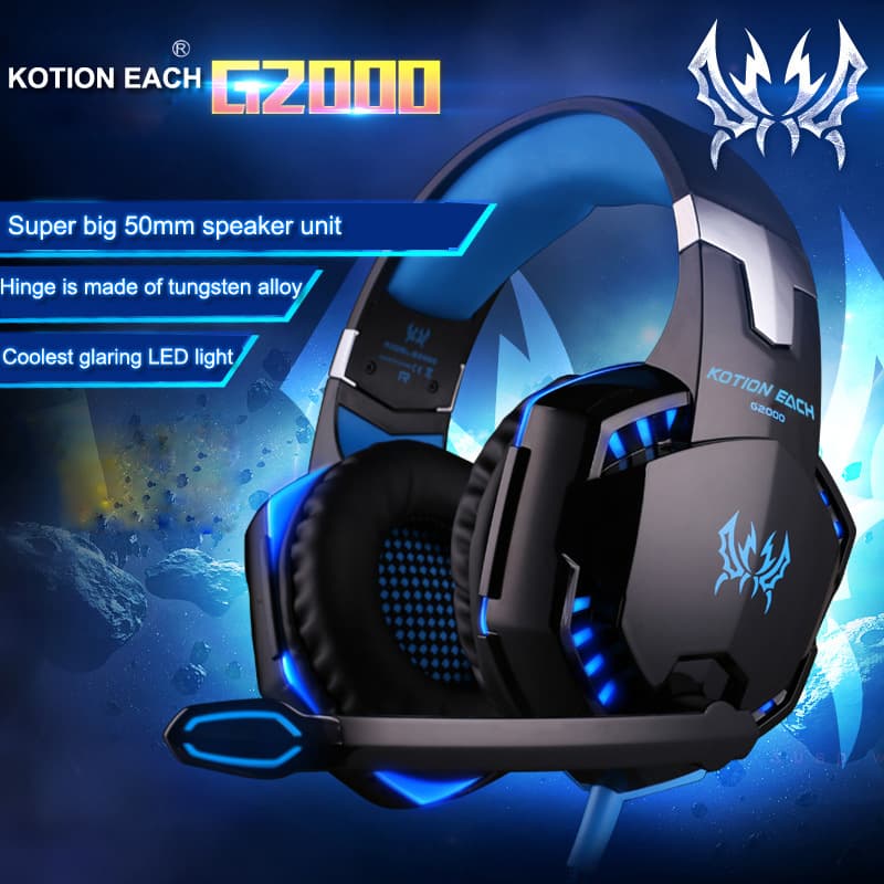 Cross-border stock INZONE G2000 gaming headset wired over-ear headphones wholesale