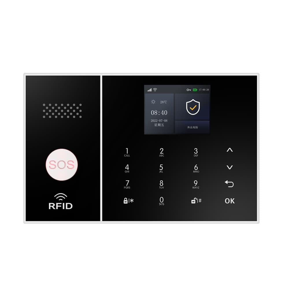 Smart Tuya 4G anti-theft alarm system with WiFi/GSM home security and wireless infrared door/window sensors