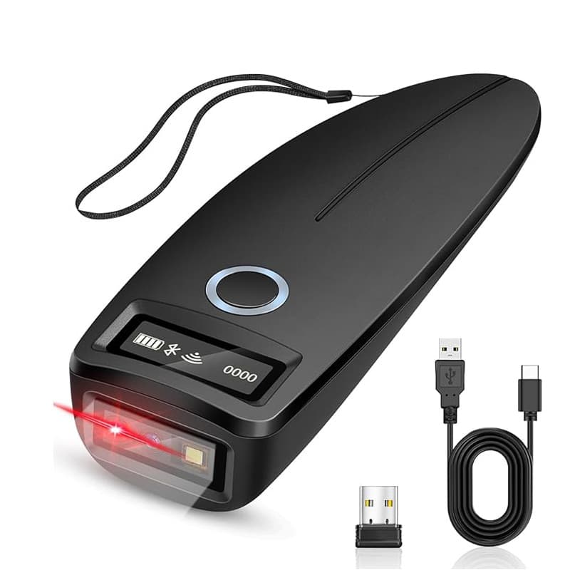 W7 Bluetooth barcode scanner for export to supermarkets, logistics, and express delivery.