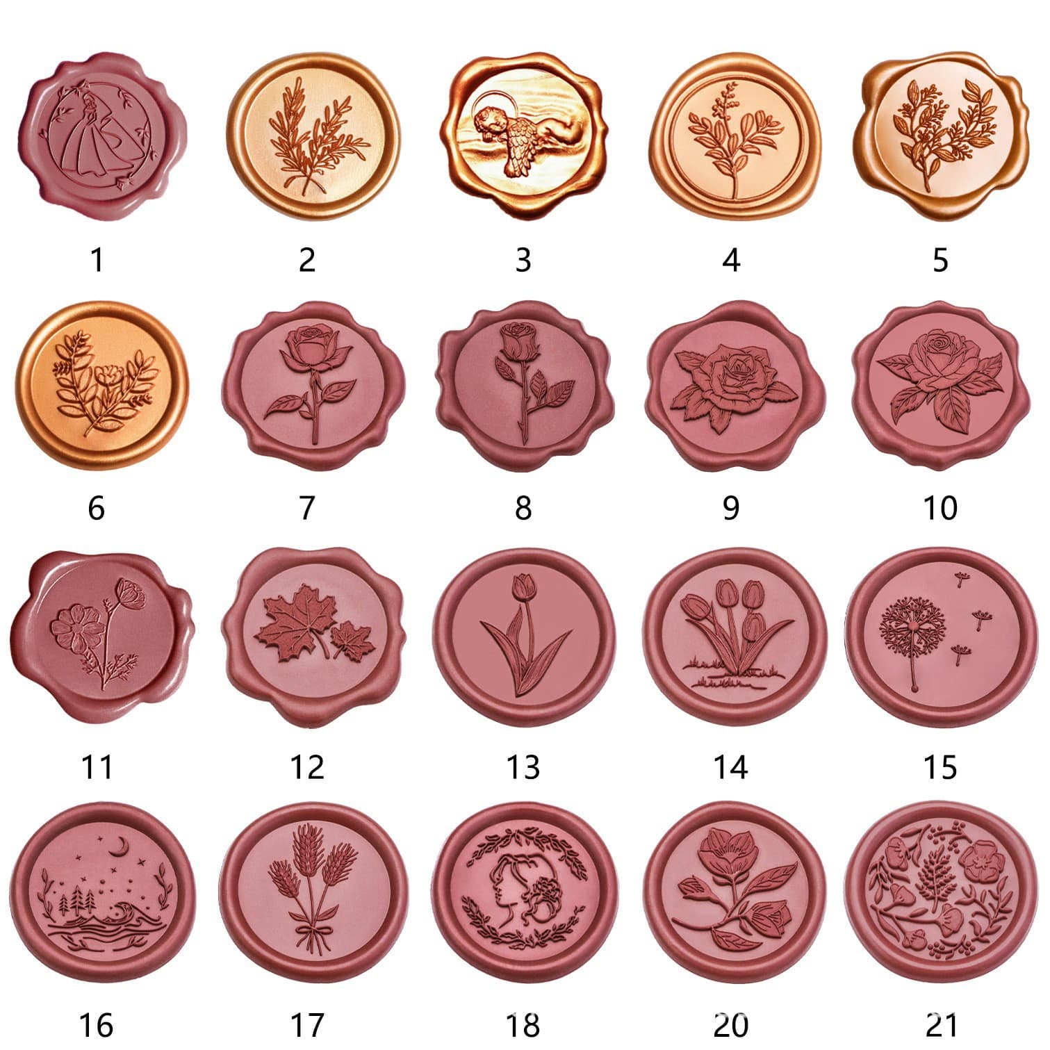 Fire paint wax label seal sticker wedding envelope wax sheet seal with back glue fixed product LOGO wax seal fire paint coin
