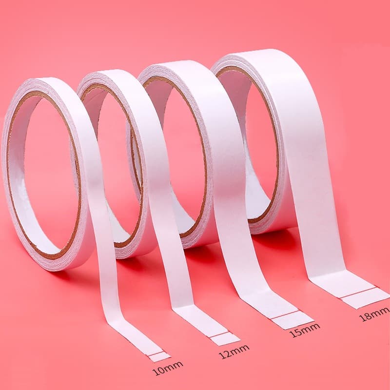 Glue double-sided tape fixed transparent student kindergarten handmade stationery office tape double-sided tape cross-border hot selling