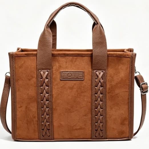 2026 New Retro Frosted Tote Bag Women's Maillard Niche Handbag Commuting Versatile Shoulder Crossbody