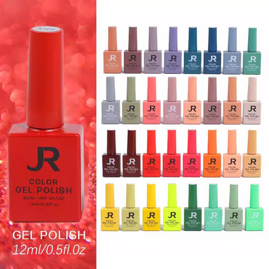 Cross-border Trade Colorful Nail Gel 81 Colors Solid Glitter Nail Polish One Bottle One Color Nail Gel Factory Wholesale