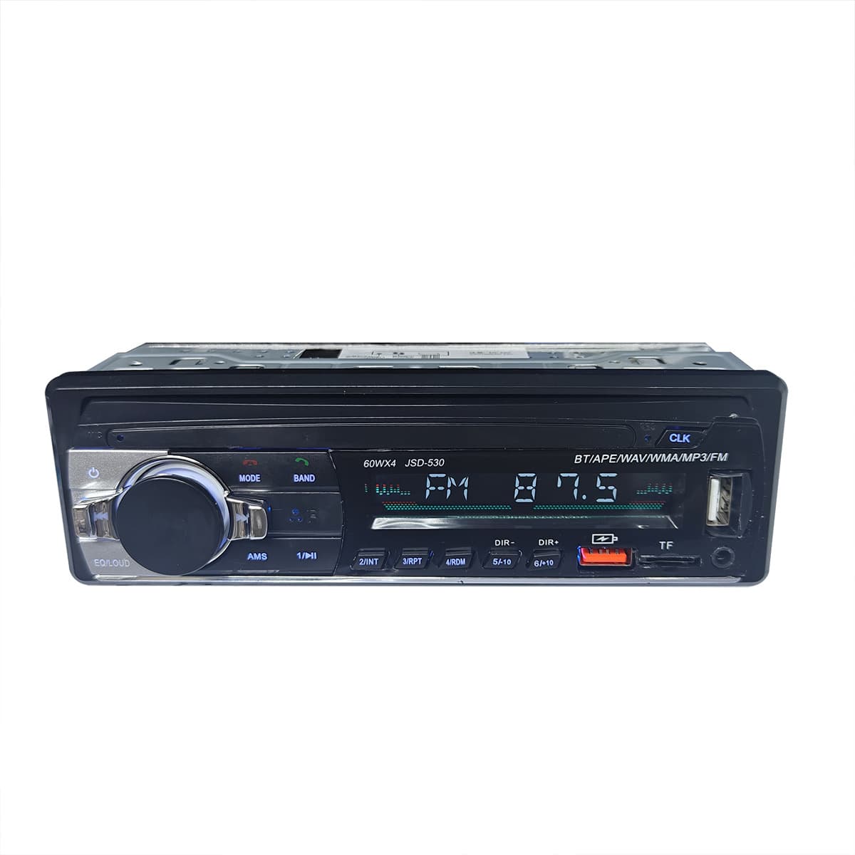 Cross-border in-stock JSD530 Car Bluetooth MP3 Player with FM Radio, TF Card and USB Flash Drive Support, CE Certified