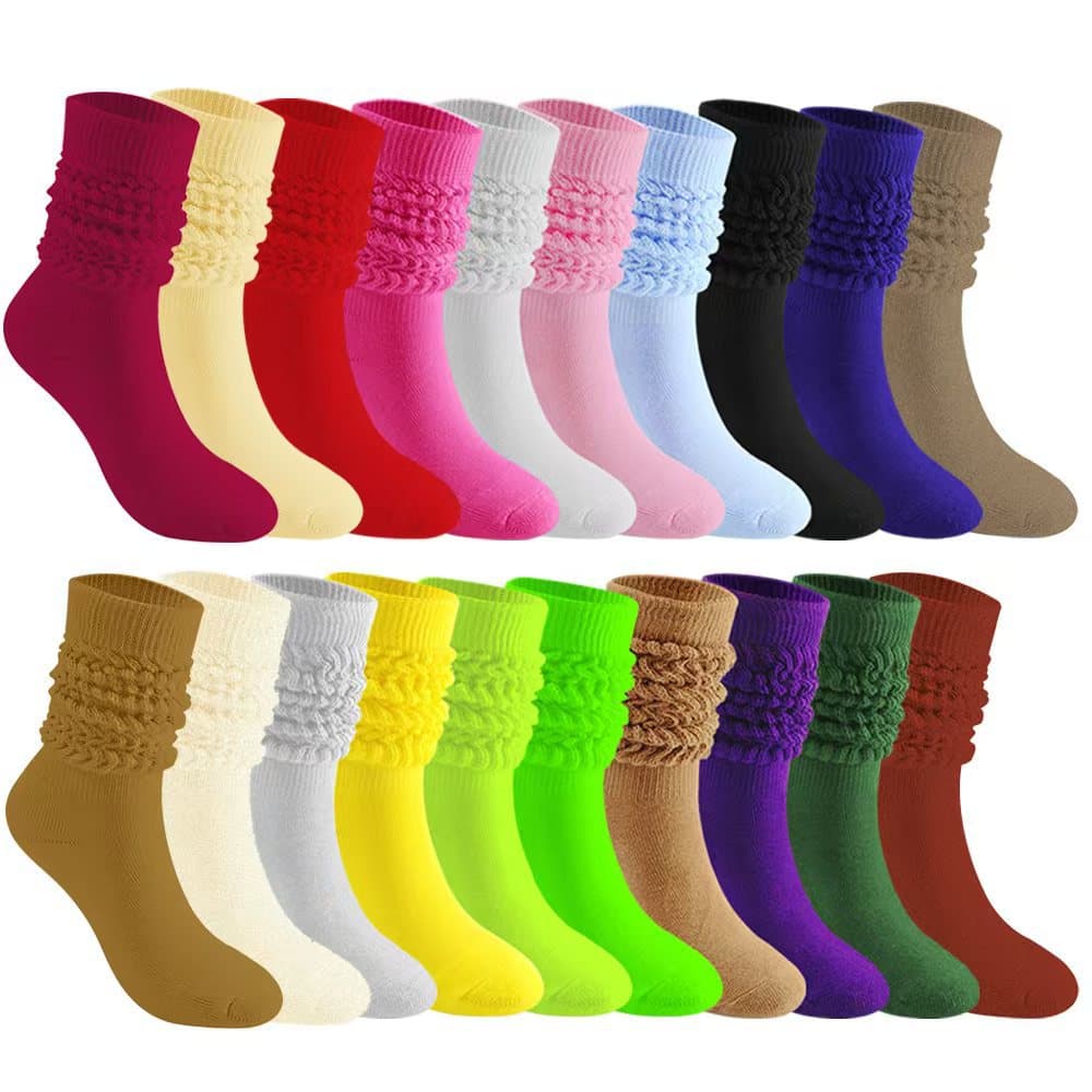 Cross-border foreign trade Europe America long socks Amazon bubble socks warm thigh-high slouch socks slouch socks