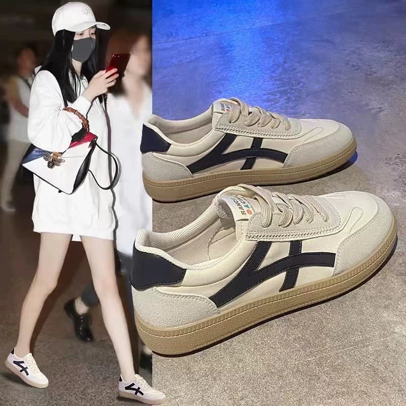Agam Women's White Sneakers 2026 New Trendy German Training Shoes Sports Shoes Mesh Breathable Skate Shoes Women's Shoes
