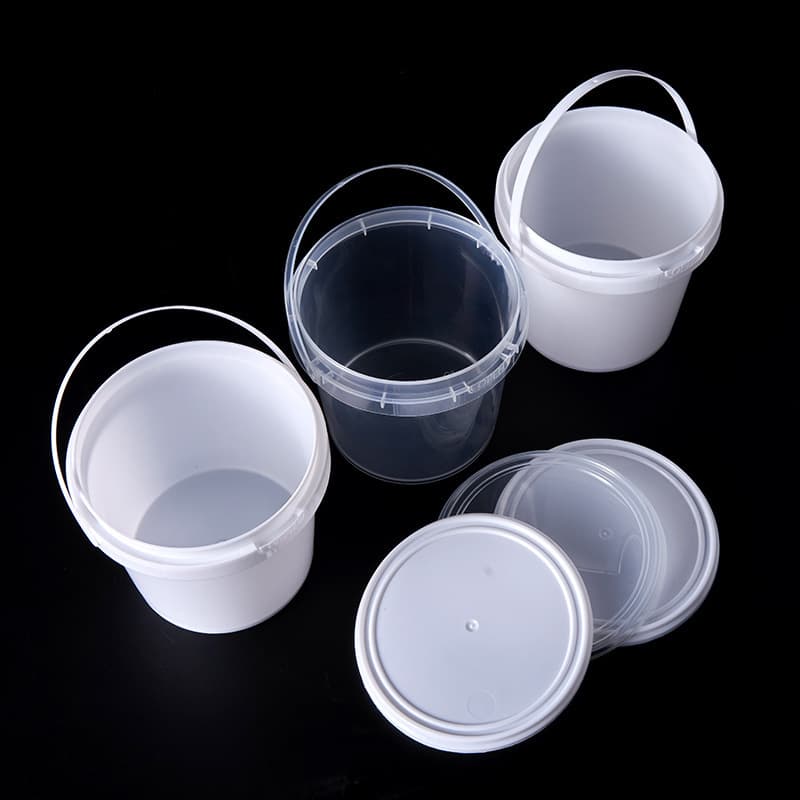 Factory Direct Food-Grade Transparent Plastic Sealed Packaging Buckets Jelly Milk Tea Containers Freeze-Dried Snacks Fruit Barrels